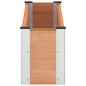 Preview: Hochbeet Braun 150 x 30 x 36 cm WPC und Aluminium