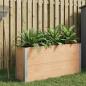 Preview: ARDEBO.de - Hochbeet Braun 150 x 30 x 72 cm WPC und Aluminium
