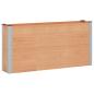 Preview: Hochbeet Braun 150 x 30 x 72 cm WPC und Aluminium