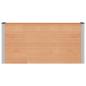 Preview: Hochbeet Braun 150 x 30 x 72 cm WPC und Aluminium