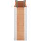 Preview: Hochbeet Braun 150 x 30 x 72 cm WPC und Aluminium