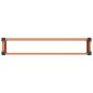 Preview: Hochbeet Braun 150 x 30 x 72 cm WPC und Aluminium