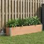Preview: ARDEBO.de - Hochbeet Braun 200 x 30 x 36 cm WPC und Aluminium