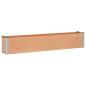 Preview: Hochbeet Braun 200 x 30 x 36 cm WPC und Aluminium