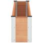 Preview: Hochbeet Braun 200 x 30 x 36 cm WPC und Aluminium
