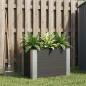 Preview: ARDEBO.de - Hochbeet Schwarz 50 x 30 x 36 cm WPC und Aluminium