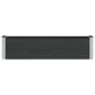 Preview: Hochbeet Schwarz 150 x 30 x 36 cm WPC und Aluminium