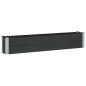 Preview: Hochbeet Schwarz 200 x 30 x 36 cm WPC und Aluminium