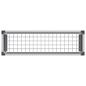 Preview: Hochbeet Grau 100 x 30 x 42 cm WPC und Aluminium
