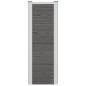 Preview: Hochbeet Grau 75 x 30 x 82 cm WPC und Aluminium