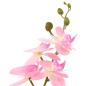 Preview: Künstliche Orchideenpflanze mit Topf Rosa 45 x 15 x 65 cm