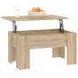 Preview: Couchtisch Sonoma-Eiche 79x49x41 cm Holzwerkstoff