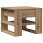 Preview: Couchtisch Artisan-Eiche 55,5x55x45 cm Holzwerkstoff