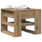 Preview: Couchtisch Artisan-Eiche 55,5x55x45 cm Holzwerkstoff
