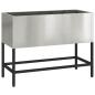 Preview: Hochbeet Gartenpflanzer Silber 60 x 26 x 45 cm Edelstahl