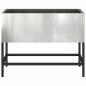 Preview: Hochbeet Gartenpflanzer Silber 60 x 26 x 45 cm Edelstahl