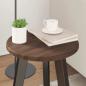 Preview: Tischplatte Ø 30 x 1,5 cm Rund Holzwerkstoff Braun Eichen-Optik