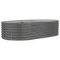 Preview: Hochbeet Verzinkter Stahl 152x80x36 cm Grau