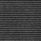 Preview: Fußmatte Streifen Schwarz und Grau 115x300 cm