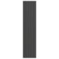 Preview: Fußmatte Streifen Schwarz und Grau 115x500 cm