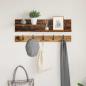 Preview: ARDEBO.de - Wandmontierter nachttisch Wandhalterung Altholz 90 x 15 x 36 cm