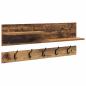 Preview: Wandmontierter nachttisch Wandhalterung Altholz 90 x 15 x 36 cm