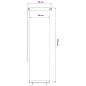 Preview: Außenrollo Creme 65 (B) x 230 (H) cm HDPE