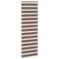 Preview: Doppelrollo Braun 85x230 cm Stoffbreite 80,9 cm Polyester