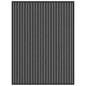 Preview: ARDEBO.de - Fußmatte Streifen Schwarz und Grau 90x120 cm