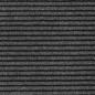 Preview: Fußmatte Streifen Schwarz und Grau 90x120 cm