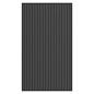 Preview: ARDEBO.de - Fußmatte Streifen Schwarz und Grau 115x200 cm