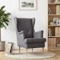 Preview: ARDEBO.de - Sessel Dunkelgrau ARES