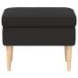 Preview: Hocker Schwarz 55 x 35 x 41 cm Boucl?