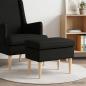 Preview: ARDEBO.de - Hocker Schwarz 55 x 35 x 41 cm Stoff