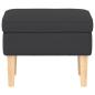 Preview: Hocker Dunkelgrau 55 x 35 x 41 cm Bouclé