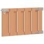 Preview: Gartentor 100 x 60 cm WPC und Aluminium Braun