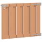 Preview: Gartentor 100 x 80 cm WPC und Aluminium Braun