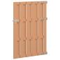 Preview: Gartentor 100 x 150 cm WPC und Aluminium Braun