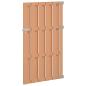 Preview: Gartentor 100 x 180 cm WPC und Aluminium Braun