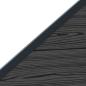 Preview: zaunset 95 x 180 cm WPC und Aluminium Schwarz