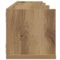 Preview: CD-Wandregal Artisan-Eiche 75x18x18 cm Holzwerkstoff
