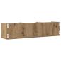 Preview: CD-Wandregal Artisan-Eiche 75x18x18 cm Holzwerkstoff