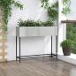 Preview: Hochbeet Gartenpflanzer Silber 100 x 26 x 82 cm Edelstahl