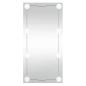 Preview: Wandspiegel mit LED-Leuchten 30x60 cm Glas Rechteckig