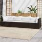 Preview: ARDEBO.de - 4-tlg. Garten-Lounge-Set mit Kissen Braun Poly Rattan