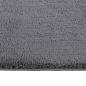 Preview: Teppich Waschbar Flauschig Kurzflor 160x230 Rutschfest Anthrazi