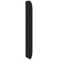 Preview: Kopfteil Ohr Schwarz 80 x 16 x 4 cm Samt
