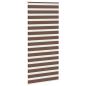 Preview: Doppelrollo Braun 95x230 cm Stoffbreite 90,9 cm Polyester