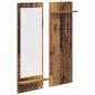 Preview: Wandmontierter nachttisch Wandhalterung Altholz 70 x 10 x 90 cm