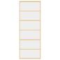Preview: Schiebetür Golden 76x205 cm ESG-Klarglas und Aluminium